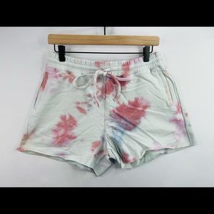 ARX LAB AR-33 RASPBERRY TIE DYE 5” ATHLETIC FLEECE SHORTS